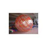 3mD 1.0mmPVC Red Inflatable Zorb Ball For Outdoor Fun