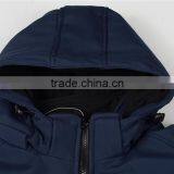 Polyester Padded Men's Winter Warm Waterproof Softshell Jacket Uniform thumbnail-4
