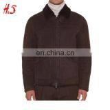 Red Wine First Woolen Down Jackets With Fur Collar thumbnail-1