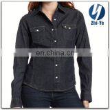 top quality fashionable women's jeans shirt