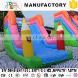 Mini Indoor Inflatable Pencil Theme Slide Jumping Castle for Kindergarten thumbnail-2