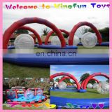 rolling zorb ball for air track games