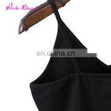 Black Zipper v Neck Plus Size Romper Short Womens Jumpsuits Sexy Bodycon thumbnail-5