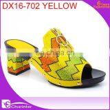 Wholesale Italian Ladies Shoes Ladies High Heel Shoes Ladies Slipper With Stones thumbnail-6