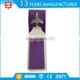 Ivory Travel Gift Soft pu Custom Luggage Tags thumbnail-6