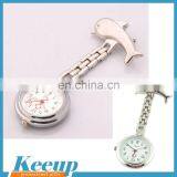 Finest Premiums Dolphin Shape Stainless Steel FOB Nurse Watch thumbnail-1