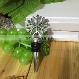 Christmas Gift Zinc Alloy Wine Bottle Stopper Snow Shape Wine Bottle Stopper for Wedding Supplies thumbnail-6