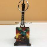 Customized Digital Photo Keychain Football Soccer Star Movie Star Character Keychain President Election Keychain thumbnail-4