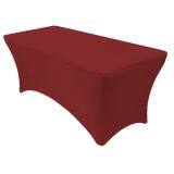 Display  Fitted spandex 6ft Table Cover Cloth Polyester Black Spandex Table Covers