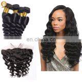 Queena 100% Human Hair Cheap Unprocessed Virgin Brazilian Body Wave Lace Frontals With Baby Hair thumbnail-4