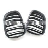 1 пара матово-черных двойных решеток с полосами для переднего бампера (кильватер) для BMW 5 Series F10 F11 F18 2010-2016 thumbnail-6