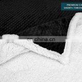 Jacquard Flannel Reverse to Sherpa Blanket Cozy Fleece Throw thumbnail-3