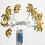 10L Led Iron Moon Star Night Ceiling Light Christmas Decoration Wall String Lights Indoor Home Garden Room Strip Lighting Morden thumbnail-4