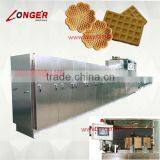 Large Model Soft Waffle Production Line|Automatic Soft Waffle Production Line|Gas Type Waffle Making Machine|Waffle Machine thumbnail-1