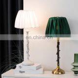 High Quality Antique Nightstand Lamp Wholesale Bedroom Decoration White Table Lamp thumbnail-2