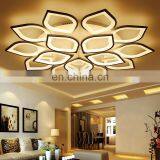 2018 New Products Creative Living Room Lamp 6/8/12 Head Warm Modern Flush Mount LED Ceiling Lamp With Remote Control thumbnail-6