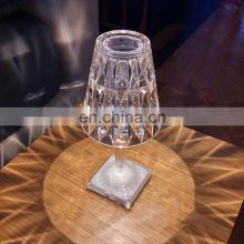 new design crystal table lamp bedside living room led night light charger table lamp