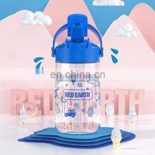 Gint 480ML Lovely Design Portable Straw BPA Free Plastic Tritan Material Water Bottles for Baby