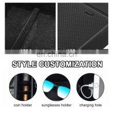 Interior Accessories Parts Silicone Armrest Rest Storage Box Center Control Console Organizer Tray For Ford F150 2015-2020 thumbnail-2