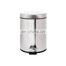 Bathroom Trash Can Stainless Steel Kitchen Waste Bins Recycle Pedal Bin Trash Can