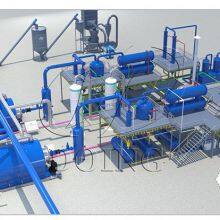 100kg-20TPD Waste Tire/plastic to Pyrolysis Oil Recycling and Converting Machine for Sale thumbnail-4