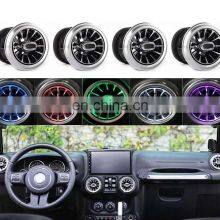 Air Conditioning Outlet Air Vent With Ambient Light for Jeep Wrangler JK Accessories 2011-2017