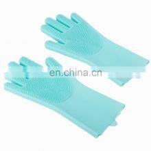 Heat Resistant Gloves, Cleaning Long Household Multifunctional Silicone Gloves thumbnail-4