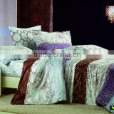 Reactive Printing new design Bedding Set, 100% Cotton Comforter set made in China