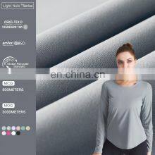Skin Friendly Recycled Nylon Fabric Free A4 Sample Quick Dry Knitted Stretch Fabric