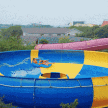 Large Water Park Equipment Water Park Space Basin Slide thumbnail-5