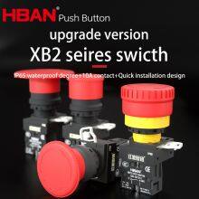Xb2 Lay5 10a 600v Heavy Duty Equipment Button Emergency Stop Switch 22mm Warning Circle thumbnail-4