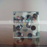 Decorative Tempered Glass Decorative Wall Paneling for Building thumbnail-1