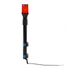 12V Rotating Traffic Patrol Motorcycle Rear Led Strobe Warning Pole Light thumbnail-2