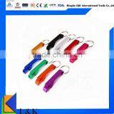 Promotional Gifts Beer Aluminum Bottle Opener Key Chainwith With Key Holder