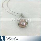925 Sterling Silver Nature Pearl Pendant Designs thumbnail-2