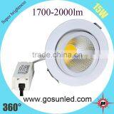 Dimmable 15w Led Gimable Downlight Led Celling Light thumbnail-3
