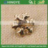 Wholesale Gold Flower Rhinestone Button With a Center Pearl 15775-2 thumbnail-5
