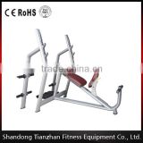 Popular commercial fitness equipment/2016 hot sale bench/TZ-6030 Olympic incline bench
