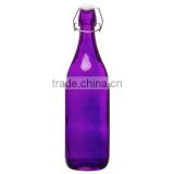 Violet color Glass bottles with air tight lid