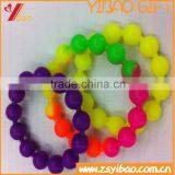 Beautiful Decoration Colorful Silicone Bead Bracelet/ Chain Bracelet thumbnail-4