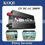 Modified Sine Wave 12V/24V -220V/110V Car Power Inverter 2000w (P-2000) thumbnail-1