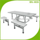 (BN-W26) Cosbao stainless steel outdoor fast food dining table furniture