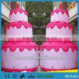 Commercial Funny Inflatable Birthday Cake Model for Sale thumbnail-1