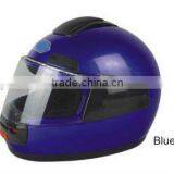 Blue Sport Racing Full Helmets/kids Motorcycle Helmets