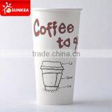16 Ounce White Paper Coffee Cup thumbnail-3