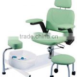spa furniture; durable spa pedicure chair with stool