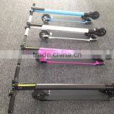 2016 Lightest Carbon Fiber Electric Scooter Small Size Portable Electric Mobility Scooter Hand-Carry Mini 2 Wheels Skateboard thumbnail-4