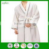 Honeycomb White 100% Cotton Bathrobe Waffle for Mens thumbnail-2