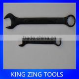 Double open wrench and spanner