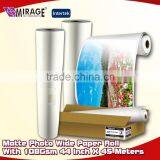 Matte Photo Wide Paper Roll With 108Gsm 44 Inch X 45 Meters